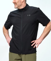UNDER ARMOUR アンダーアーマー FITTED 半袖 フルジップ ジャケット フレッシュウーブン