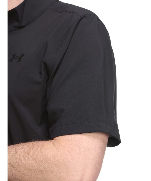 UNDER ARMOUR（アンダーアーマー）の「UNDER ARMOUR アンダーアーマー FITTED 半袖 フルジップ ジャケット フレッシュウーブン（その他トップス・メンズ・ブラック・3XL/4XL/5XL）」の7枚目の写真