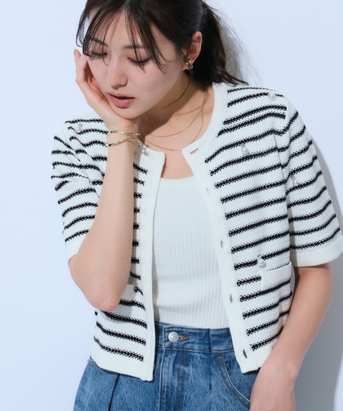 Mystrada フェザーカーデ フェザーカーデ（ニット/セーター）｜Mystrada（マイストラーダ