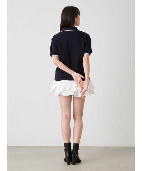 SNIDEL スカショーパン ホワイト サイズ1 スナイデル SNIDEL プリーツアシメスカショーパン （ホワイト