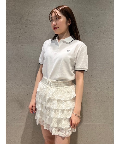 SNIDEL(スナイデル)の「フリルティアードスカショーパン(その他パンツ・レディース・ブラック/その他/ホワイト・0/1)」の10枚目の写真