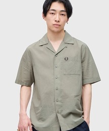 Lightweight Texture Revere Collar Shirt／ライトウェイトテクスチャーオープンカラーシャツ