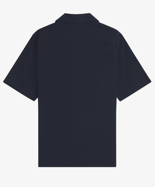 FRED PERRY（フレッドペリー）の「Lightweight Texture Revere Collar Shirt／ライトウェイトテクスチャーオープンカラーシャツ（シャツ/ブラウス・メンズ・ネイビー/グレー/サックスブルー/ネイビー系/ライトオリーブ/ピンク・M/L）」の22枚目の写真