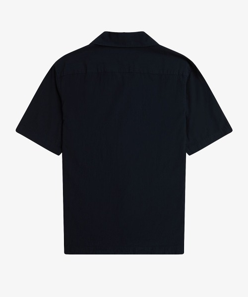 FRED PERRY（フレッドペリー）の「Lightweight Texture Revere Collar Shirt／ライトウェイトテクスチャーオープンカラーシャツ（シャツ/ブラウス・メンズ・グレー/ネイビー/ライトオリーブ/ピンク/サックスブルー/ネイビー系・M/L）」の12枚目の写真