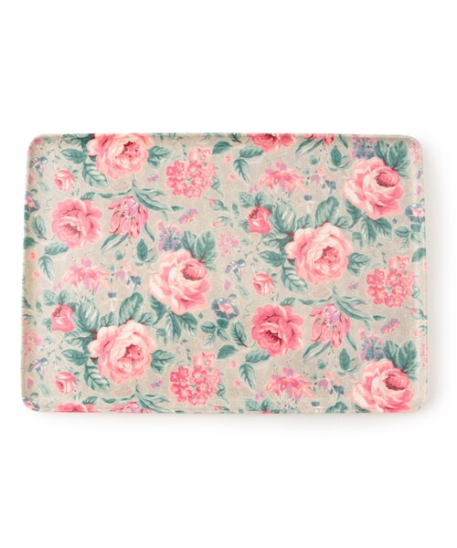 LAURA ASHLEY（ローラアシュレイ）の「ワイルド ローズ柄トレイ（ランチョンマット/テーブルウェア・レディース・ベージュ系/ブルー系・00）」の5枚目の写真