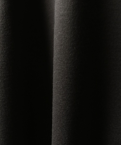 NILWAY（ニルウェイ）の「ドルマン ドレープ オーバーサイズ 半袖Tシャツ / ポンチ ビッグシルエット 5分袖 ドレープカットソー（Tシャツ/カットソー・メンズ・チャコール/ホワイト/ブラック/グレー・MEDIUM/LARGE）」の9枚目の写真