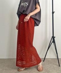 レースマキシスカート