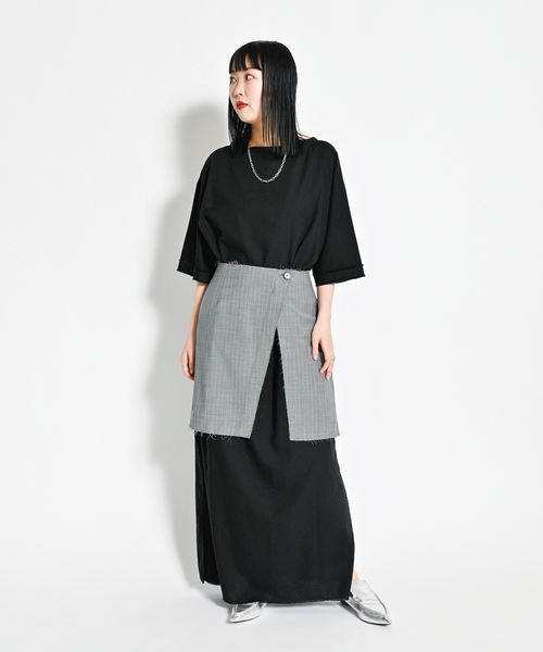 美品・24SS★CITYSHOP BIO WASH DRESS マキシワンピース CITYSHOP（シティーショップ）の「《追加》BIO WASH DRESS