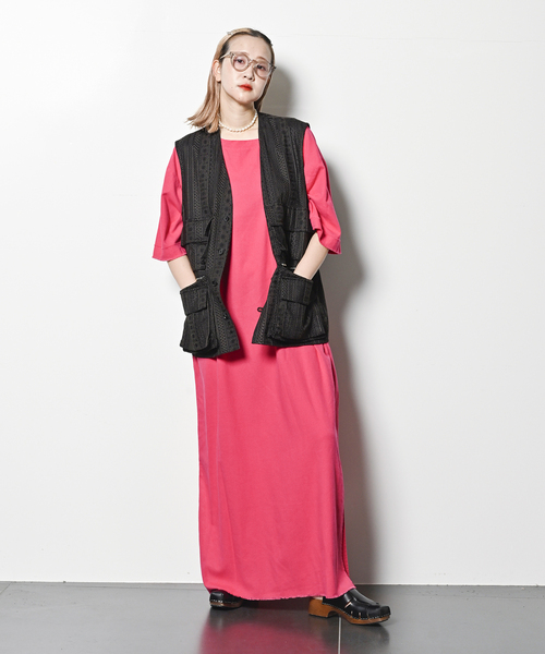 美品・24SS★CITYSHOP BIO WASH DRESS マキシワンピース CITYSHOP（シティーショップ）の「《追加》BIO WASH DRESS