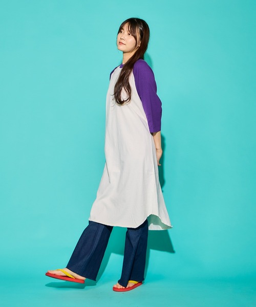 3/4 BASEBALL ONEPIECE ワラワラスポーツ　ワンピース 3/4 BASEBALL ONEPIECE（ワンピース）｜WALLA WALLA SPORT