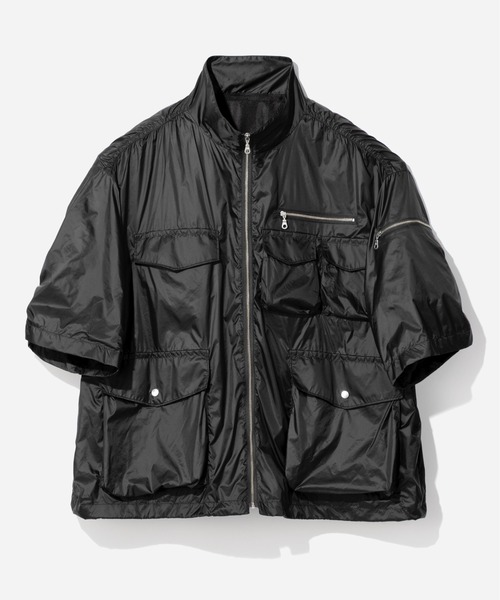 HARE（ハレ）の「ポケットデザインブルゾン(HARE)（シャツ/ブラウス・メンズ・ブラック/レッド・FREE）」の2枚目の写真