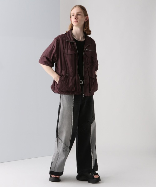 HARE（ハレ）の「ポケットデザインブルゾン(HARE)（シャツ/ブラウス・メンズ・ブラック/レッド・FREE）」の5枚目の写真