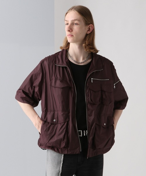 HARE（ハレ）の「ポケットデザインブルゾン(HARE)（シャツ/ブラウス・メンズ・ブラック/レッド・FREE）」の20枚目の写真