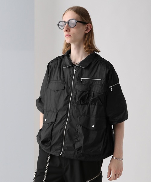 HARE（ハレ）の「ポケットデザインブルゾン(HARE)（シャツ/ブラウス・メンズ・ブラック/レッド・FREE）」の19枚目の写真