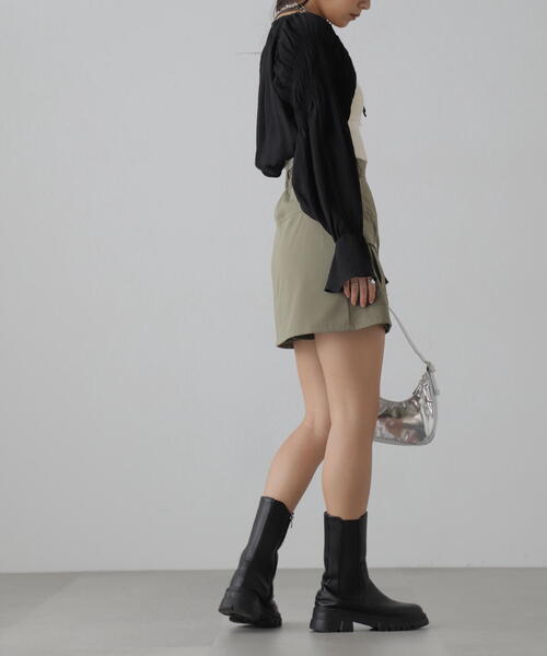 FREE'S MART（フリーズマート）の「■ショート丈ボレロブラウス（カーディガン/ボレロ・レディース・ホワイト/ブラック/グレー・FREE）」の12枚目の写真