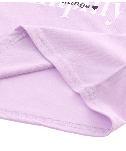 ANAP kids（アナップキッズ）の「袖レースアップトップス（Tシャツ/カットソー・キッズ・ブラック/ホワイト/ラベンダー・110cm/120cm/130cm）」の13枚目の写真