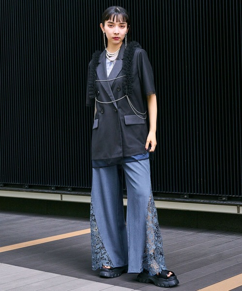 HARE（ハレ）の「パールフリンジロングネックレス(HARE)（ネックレス・レディース・シルバー・FREE）」の2枚目の写真