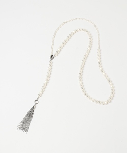 HARE（ハレ）の「パールフリンジロングネックレス(HARE)（ネックレス・レディース・シルバー・FREE）」の10枚目の写真