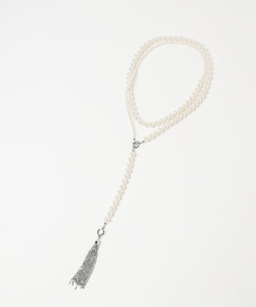 HARE（ハレ）の「パールフリンジロングネックレス(HARE)（ネックレス・レディース・シルバー・FREE）」の11枚目の写真
