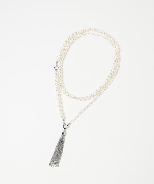 HARE（ハレ）の「パールフリンジロングネックレス(HARE)（ネックレス・レディース・シルバー・FREE）」の12枚目の写真