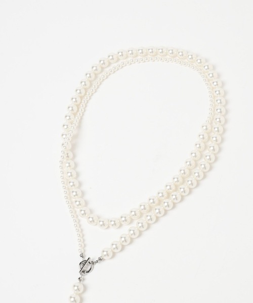 HARE（ハレ）の「パールフリンジロングネックレス(HARE)（ネックレス・レディース・シルバー・FREE）」の13枚目の写真