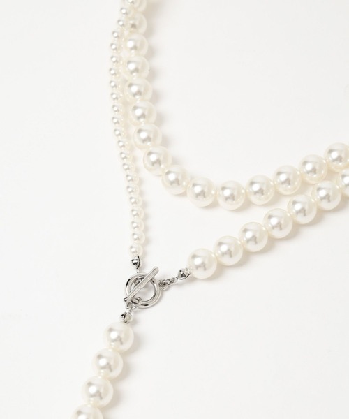 HARE（ハレ）の「パールフリンジロングネックレス(HARE)（ネックレス・レディース・シルバー・FREE）」の14枚目の写真