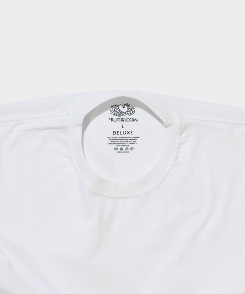 DELUXE(デラックス)の「DELUXE x Fuits of the Loom PACK TEE(Tシャツ/カットソー・メンズ・ホワイト/ブラック・X-LARGE/LARGE/MEDIUM/SMALL)」の7枚目の写真