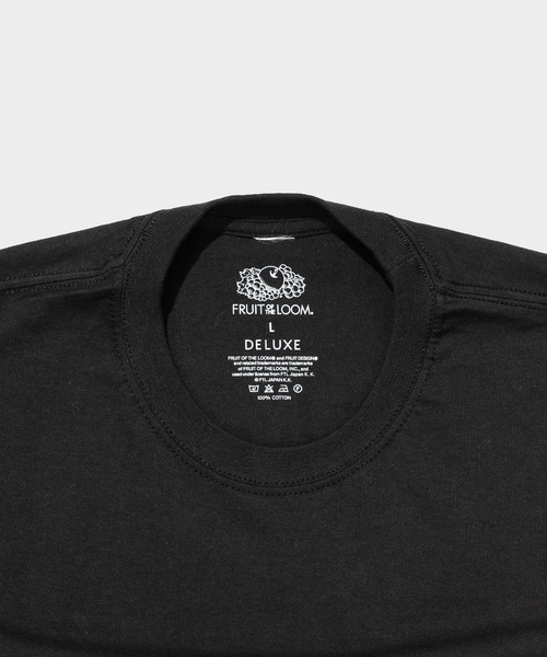 DELUXE(デラックス)の「DELUXE x Fuits of the Loom PACK TEE(Tシャツ/カットソー・メンズ・ホワイト/ブラック・X-LARGE/LARGE/MEDIUM/SMALL)」の8枚目の写真