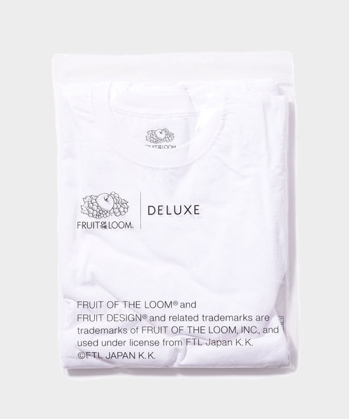 DELUXE(デラックス)の「DELUXE x Fuits of the Loom PACK TEE(Tシャツ/カットソー・メンズ・ホワイト/ブラック・X-LARGE/LARGE/MEDIUM/SMALL)」の11枚目の写真