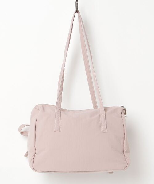 paravion（パラビオン）の「ナイロンリボンバッグ（トートバッグ・レディース・ピンク/ブルー/アイボリー/ブラック/ブラウン・FREE）」の11枚目の写真