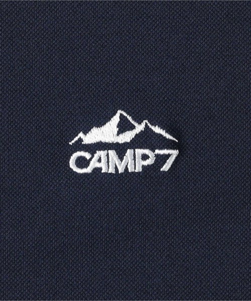 CAMP7（キャンプセブン）の「CAMP7(キャンプ7)DMX吸水速乾ポロシャツ（ポロシャツ・メンズ・ネイビー/グレー/ブラック・M/L/XL）」の4枚目の写真
