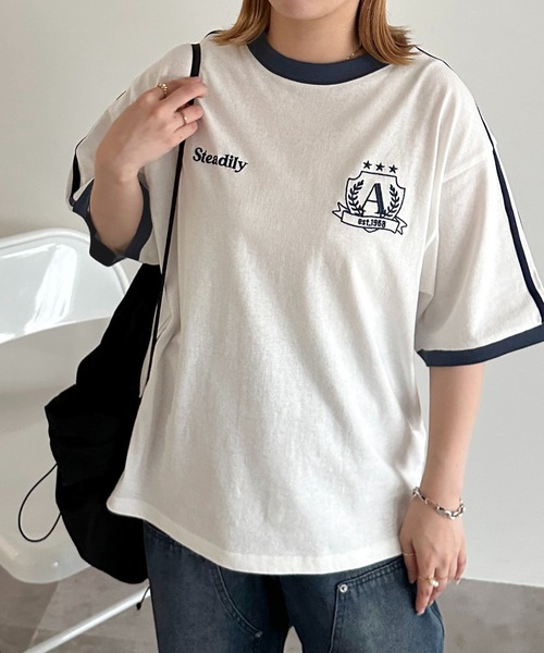 apres jour mignon(アプレジュールミニョン)の「【apres jour mignon SOIE】ユニセックスゲームTシャツ【ZOZOTOWN限定アイテム】(Tシャツ/カットソー・レディース・ブラック/レッド/オフホワイト・X-LARGE/MEDIUM)」の15枚目の写真