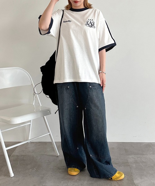 apres jour mignon(アプレジュールミニョン)の「【apres jour mignon SOIE】ユニセックスゲームTシャツ【ZOZOTOWN限定アイテム】(Tシャツ/カットソー・レディース・ブラック/レッド/オフホワイト・X-LARGE/MEDIUM)」の12枚目の写真