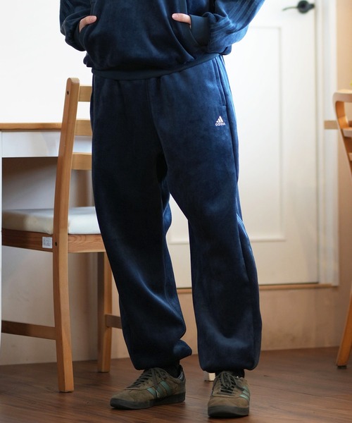 adidas(アディダス)の「adidas/アディダス ベロアスウェットパンツ ルーズシルエット ユーティリティ ストリート KWX89(スウェットパンツ・メンズ・マルーン/ネイビー/ブラック・S/M/L/XL/2XL/3XL)」の12枚目の写真