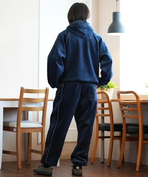 adidas/アディダス ベロアスウェットパンツ ルーズシルエット