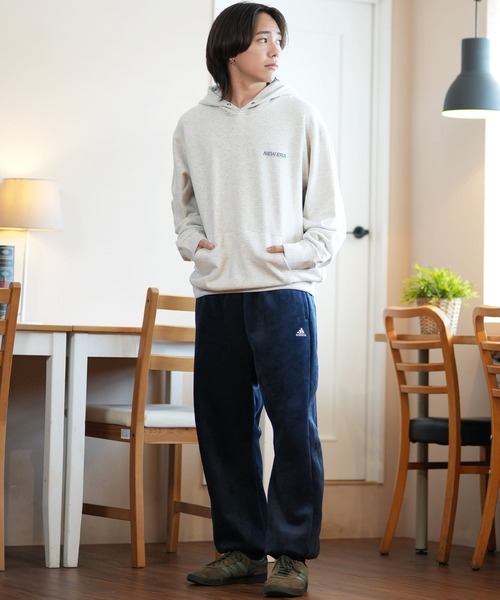 adidas(アディダス)の「adidas/アディダス ベロアスウェットパンツ ルーズシルエット ユーティリティ ストリート KWX89(スウェットパンツ・メンズ・マルーン/ネイビー/ブラック・S/M/L/XL/2XL/3XL)」の16枚目の写真