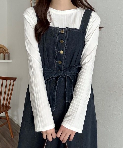 DIOR デニム ジャンパースカートワンピース 6A 6歳 110-120サイズ 楽天市場】子供 デニム スカート 子供 セット デニムジャンパー