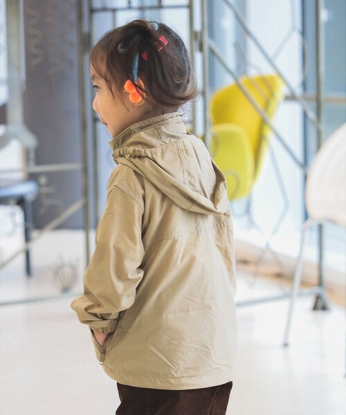 THE NORTH FACE（ザノースフェイス）の「THE NORTH FACE / キッズ コンパクトジャケット 2024（100～150cm）（ブルゾン・キッズ・ネイビー/ベージュ・110/100/150/140/120/130）」の4枚目の写真