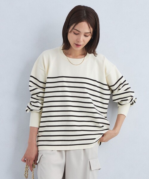 【新品】グリーンレーベルリラクシング フォルム ニット プルオーバー green label relaxing（グリーンレーベルリラクシング）の