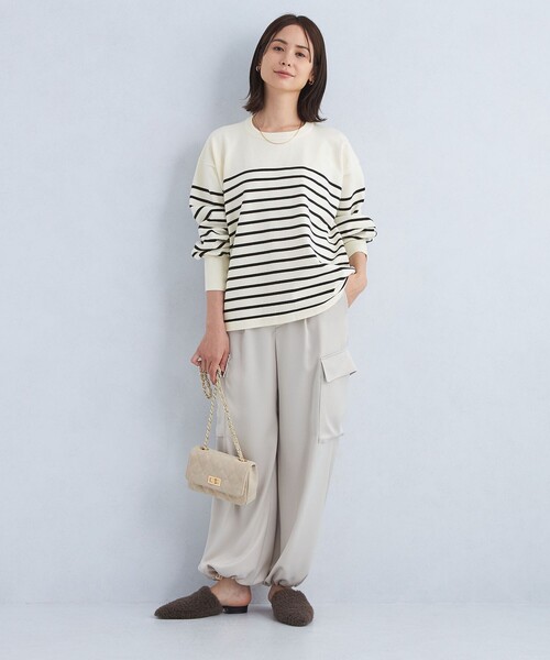 【新品】グリーンレーベルリラクシング フォルム ニット プルオーバー green label relaxing（グリーンレーベルリラクシング）の