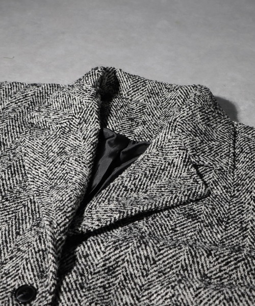 antiqua(アンティカ)の「コクーンコート(テーラードジャケット・レディース・ブラック・ONESIZE)」の17枚目の写真