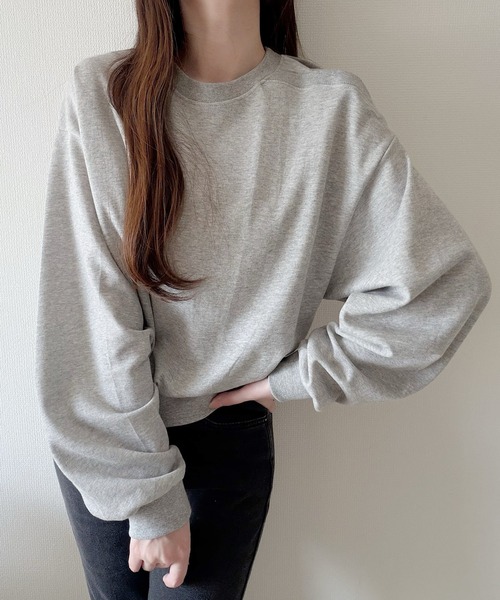 Nana（ナナ）の「オープンショルダースウェット（Tシャツ/カットソー・レディース・アイボリー/ベージュ/グレー/ブラック・FREE）」の21枚目の写真