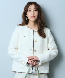 JUSGLITTY カラーツイードジャコット 1サイズ 81897602b_b_09_215.jpg
