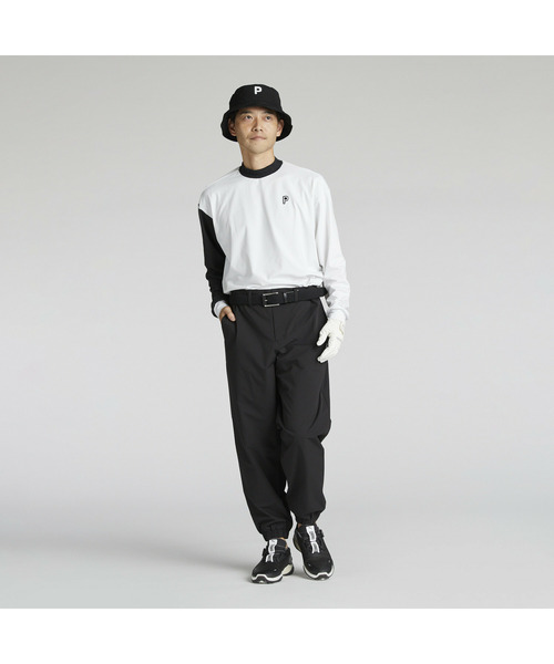 PUMA（プーマ）の「PUMA プーマ メンズ ゴルフ PC ストレッチ アシンメトリー CB P ロゴ 長袖 シャツ（Tシャツ/カットソー・メンズ・ホワイト系その他/グリーン×オレンジ/グリーン系その他・XX-LARGE/SMALL/X-LARGE/MEDIUM/LARGE）」の19枚目の写真