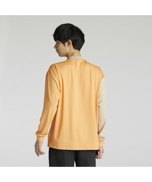 PUMA（プーマ）の「PUMA プーマ メンズ ゴルフ PC ストレッチ アシンメトリー CB P ロゴ 長袖 シャツ（Tシャツ/カットソー・メンズ・ホワイト系その他/グリーン×オレンジ/グリーン系その他・XX-LARGE/SMALL/X-LARGE/MEDIUM/LARGE）」の20枚目の写真