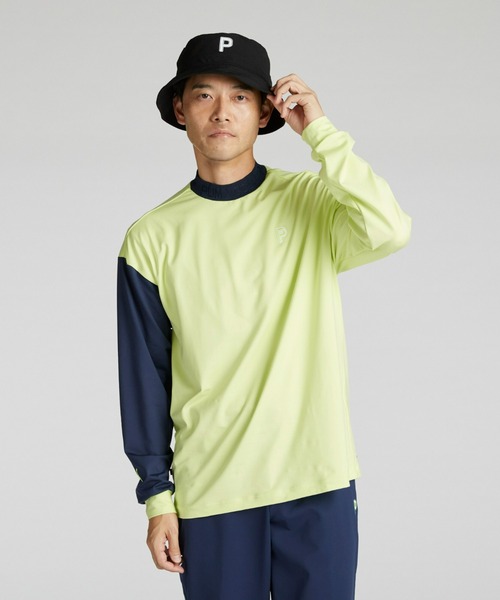 【セール】PUMA プーマ メンズ ゴルフ PC ストレッチ アシンメトリー CB P ロゴ 長袖 シャツ（Tシャツ/カットソー）｜PUMA（プーマ） 7,700円