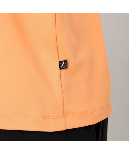 PUMA（プーマ）の「PUMA プーマ メンズ ゴルフ PC ストレッチ アシンメトリー CB P ロゴ 長袖 シャツ（Tシャツ/カットソー・メンズ・ホワイト系その他/グリーン×オレンジ/グリーン系その他・XX-LARGE/SMALL/X-LARGE/MEDIUM/LARGE）」の8枚目の写真