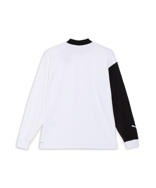 PUMA（プーマ）の「PUMA プーマ メンズ ゴルフ PC ストレッチ アシンメトリー CB P ロゴ 長袖 シャツ（Tシャツ/カットソー・メンズ・ホワイト系その他/グリーン×オレンジ/グリーン系その他・XX-LARGE/SMALL/X-LARGE/MEDIUM/LARGE）」の13枚目の写真
