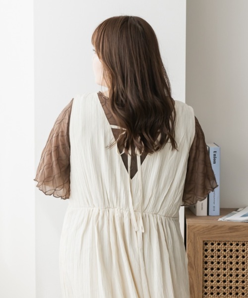 CLETTE(クレット)の「モチーフ柄シアープルオーバー(その他トップス・レディース・ブラック/アイボリー/ブラウン・LL/4L/3L)」の17枚目の写真
