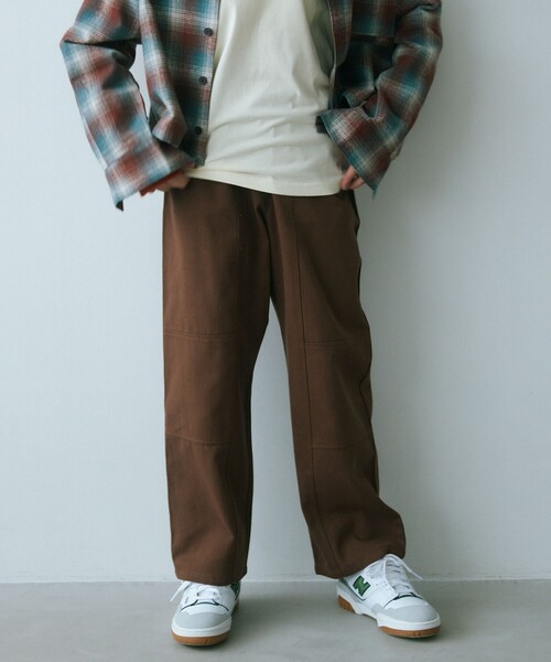 green label relaxing(グリーンレーベルリラクシング)の「TJ ツイル デザインパンツ / キッズ 140cm-160cm(チノパンツ・キッズ・ベージュ/ネイビー/ブラウン・140cm/150cm/160cm)」の2枚目の写真